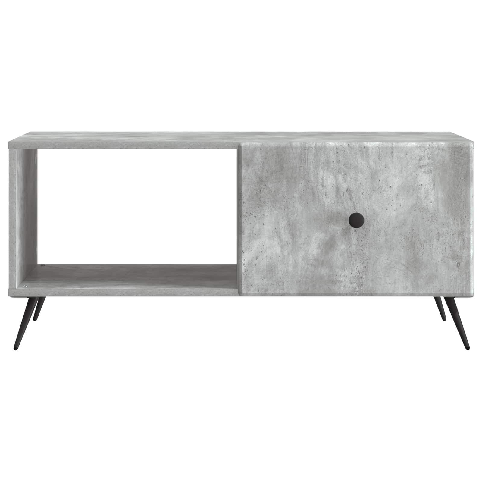 Kava Stol Betonska siva 90 x 50 x 40 cm Konstruirano drvo