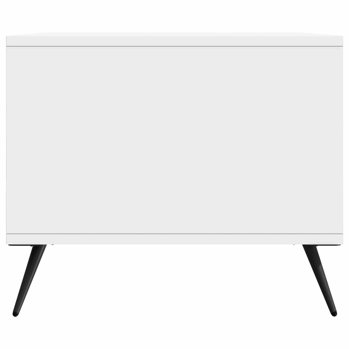 Kava Stol Bijela visokog sjaja 90 x 50 x 40 cm