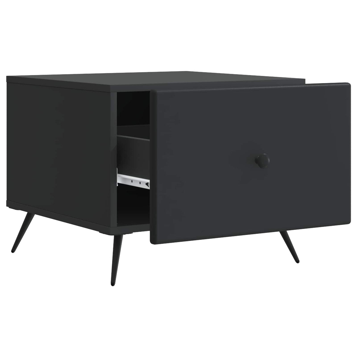 Kava Stol Crna 49 x 50 x 40 cm Konstruirano drvo