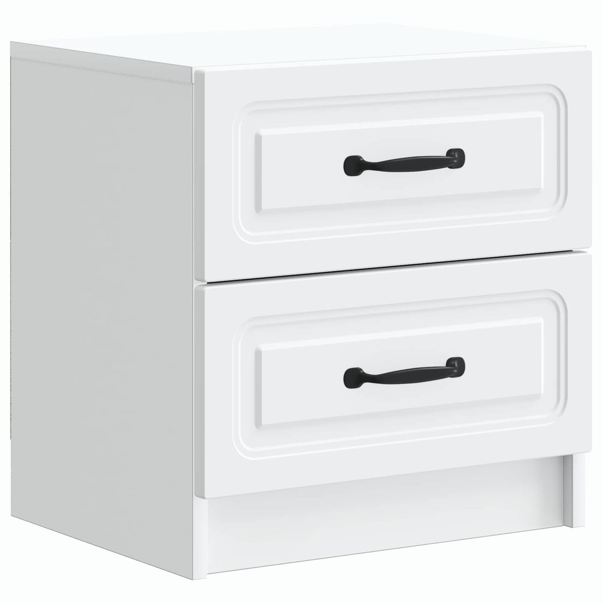 Noćni ormar 2 pcs Bijela 43 x 34,5 x 44,5 cm Konstruirano drvo