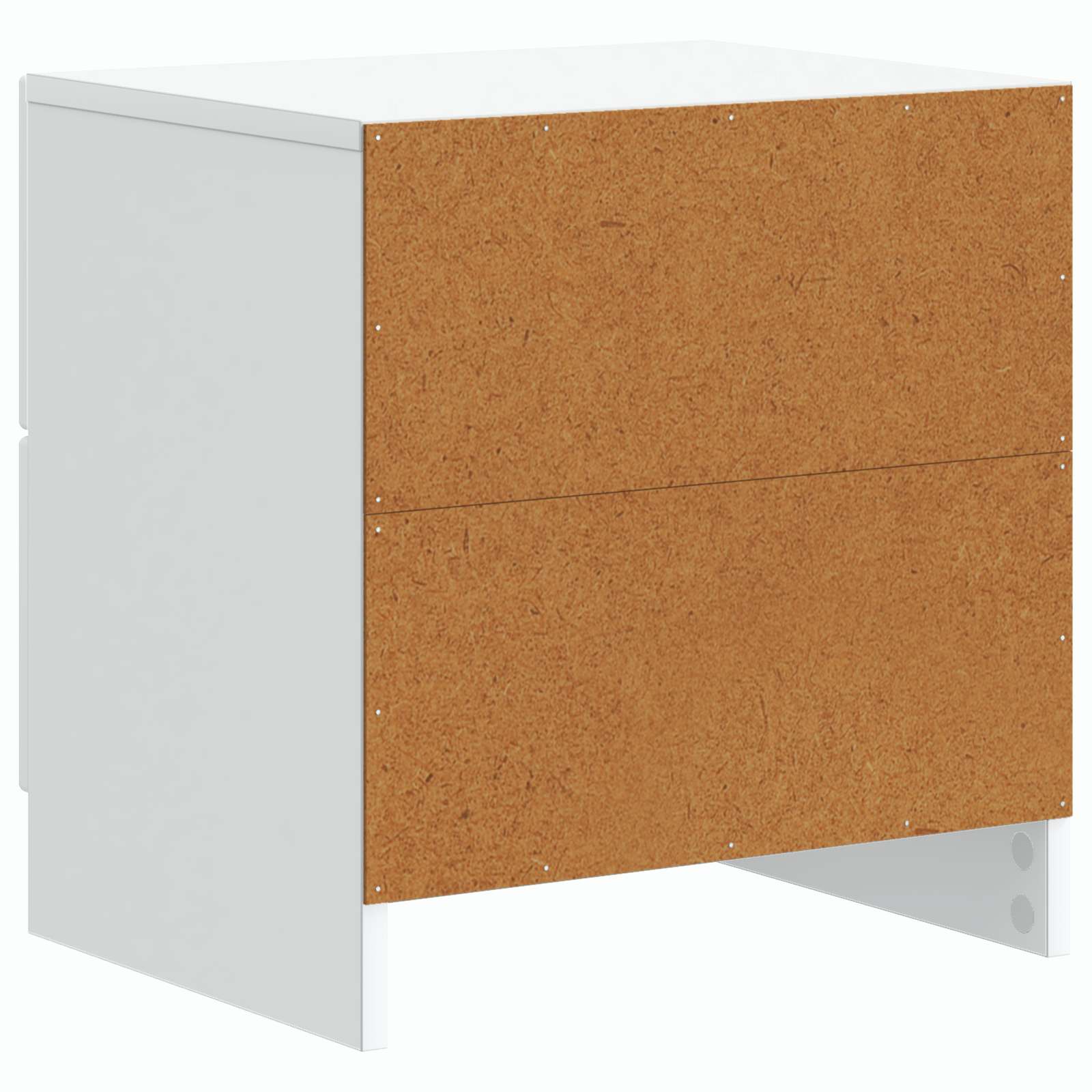 Noćni ormar 2 pcs Bijela 43 x 34,5 x 44,5 cm Konstruirano drvo