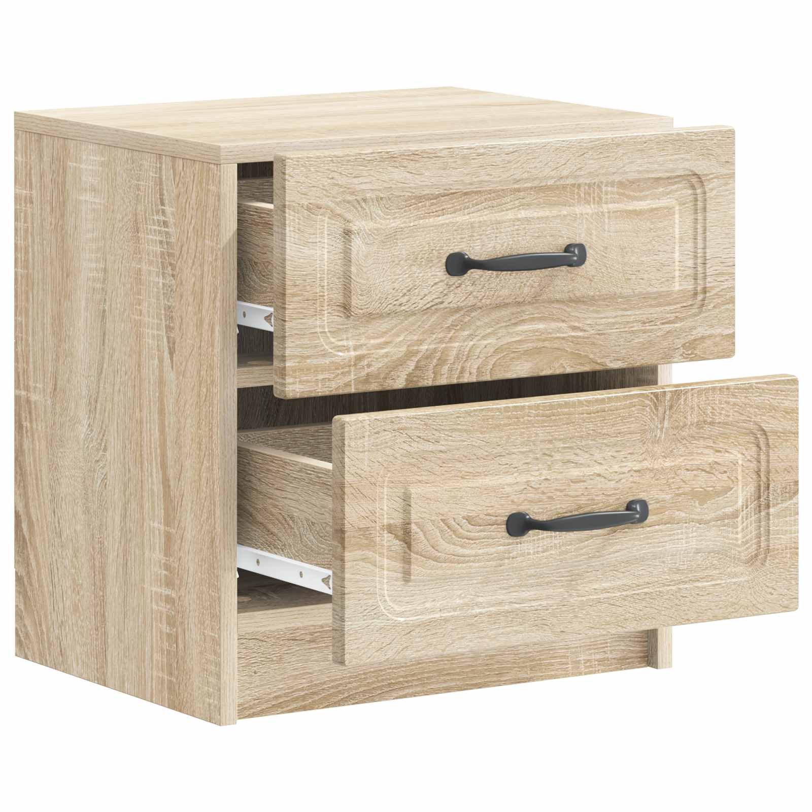 Noćni ormar s ladicama 2 pcs Hrast sonoma 43 x 34,5 x 44,5 cm