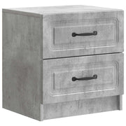 Noćni ormar Betonska siva 43 x 34,5 x 44,5 cm Konstruirano drvo