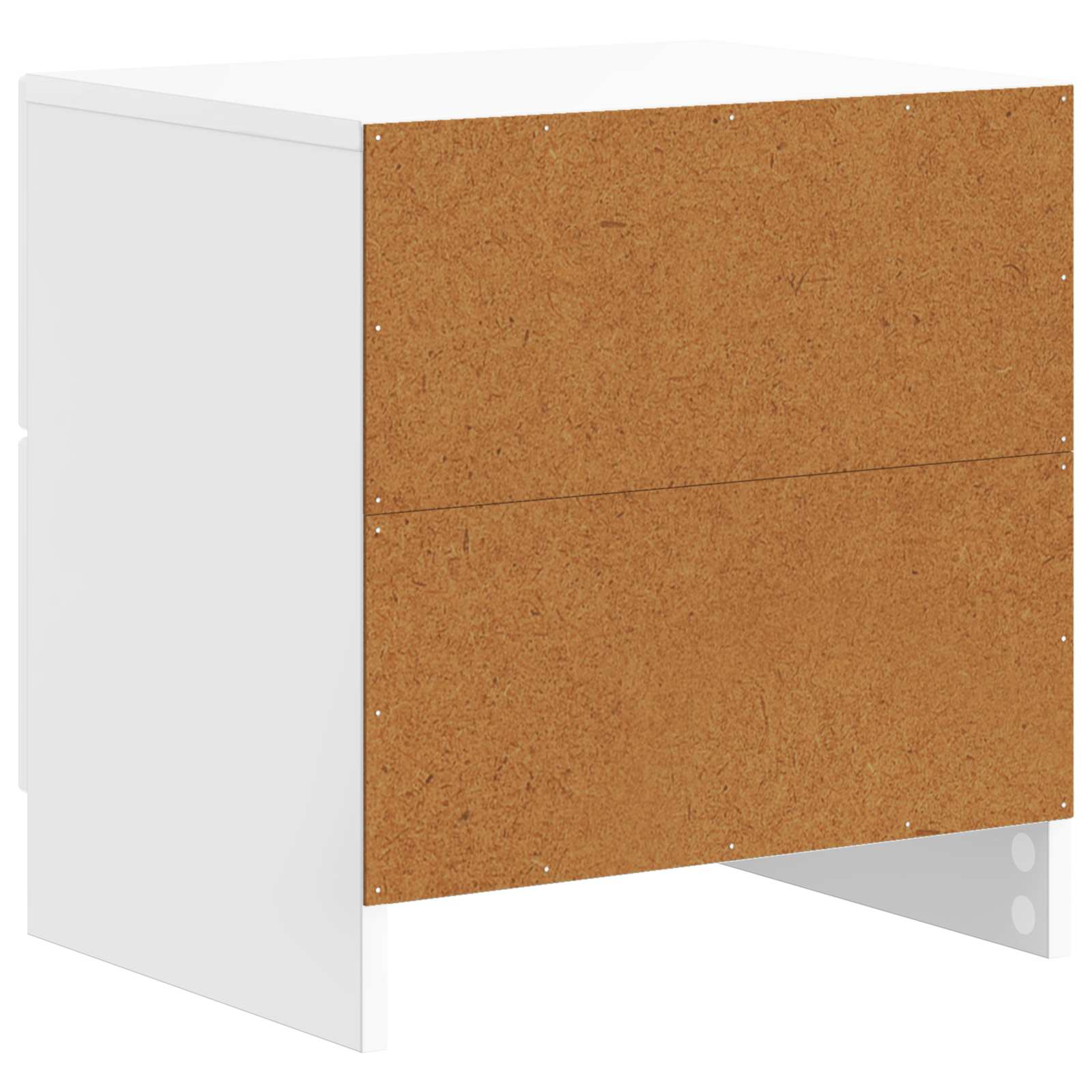 Noćni ormar 2 pcs Bijela visokog sjaja 43 x 34,5 x 44,5 cm