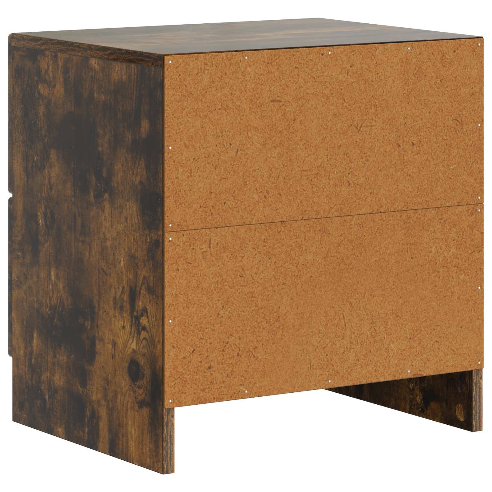 Noćni ormar s ladicama 2 pcs Dimljeni hrast 43 x 34,5 x 44,5 cm