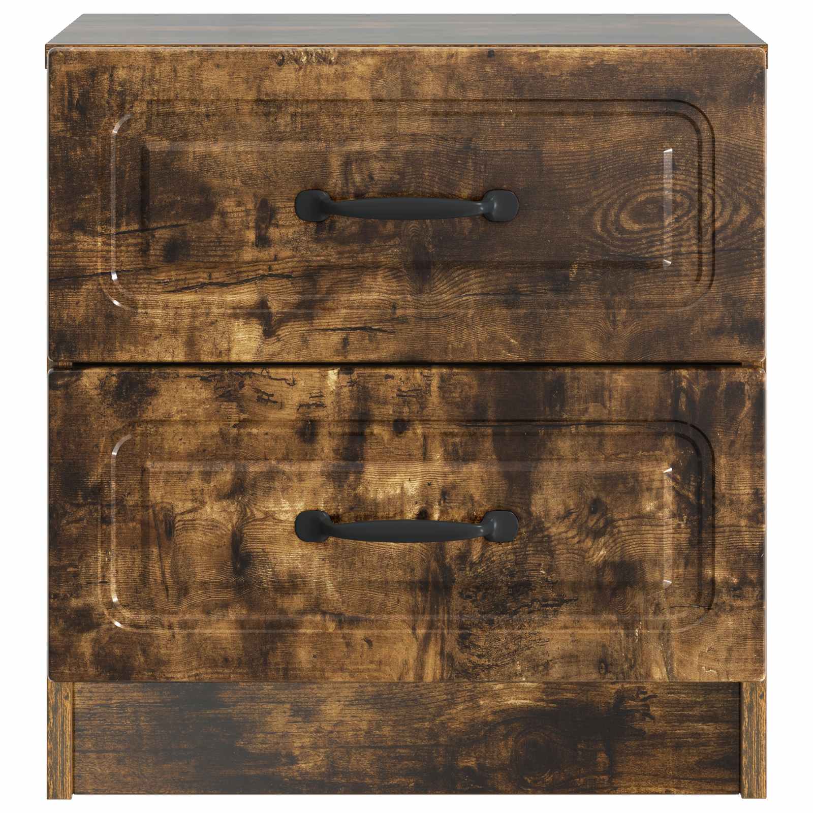 Noćni ormar s ladicama 2 pcs Dimljeni hrast 43 x 34,5 x 44,5 cm