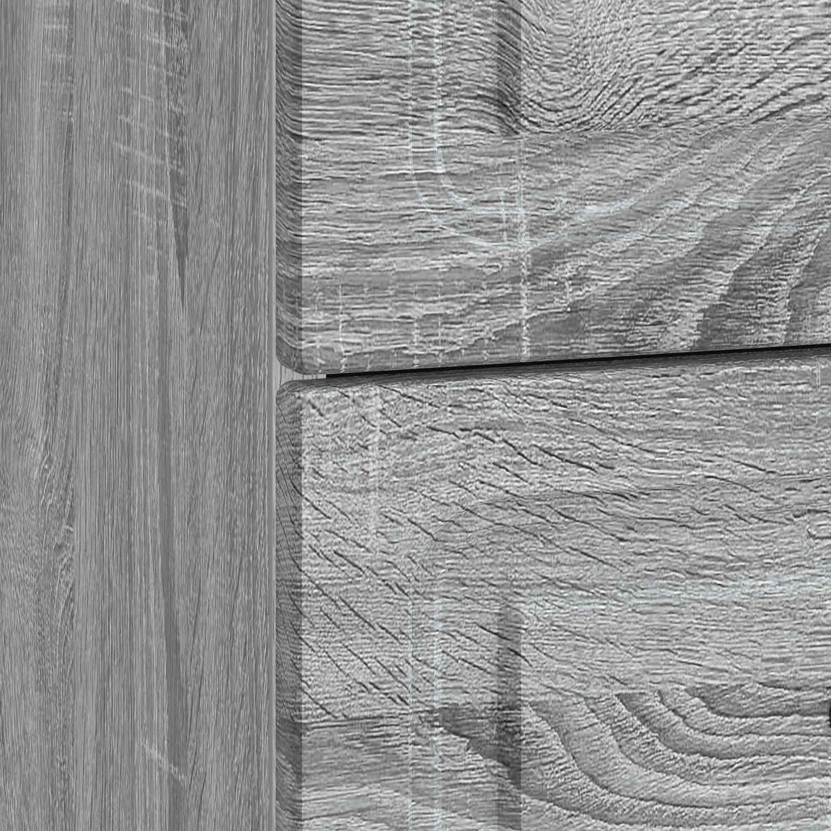 Noćni ormar s ladicama 2 pcs Siva sonoma 43 x 34,5 x 44,5 cm