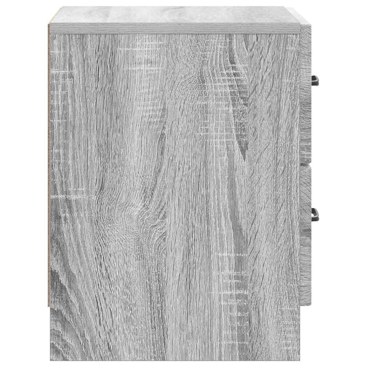 Noćni ormar s ladicama 2 pcs Siva sonoma 43 x 34,5 x 44,5 cm