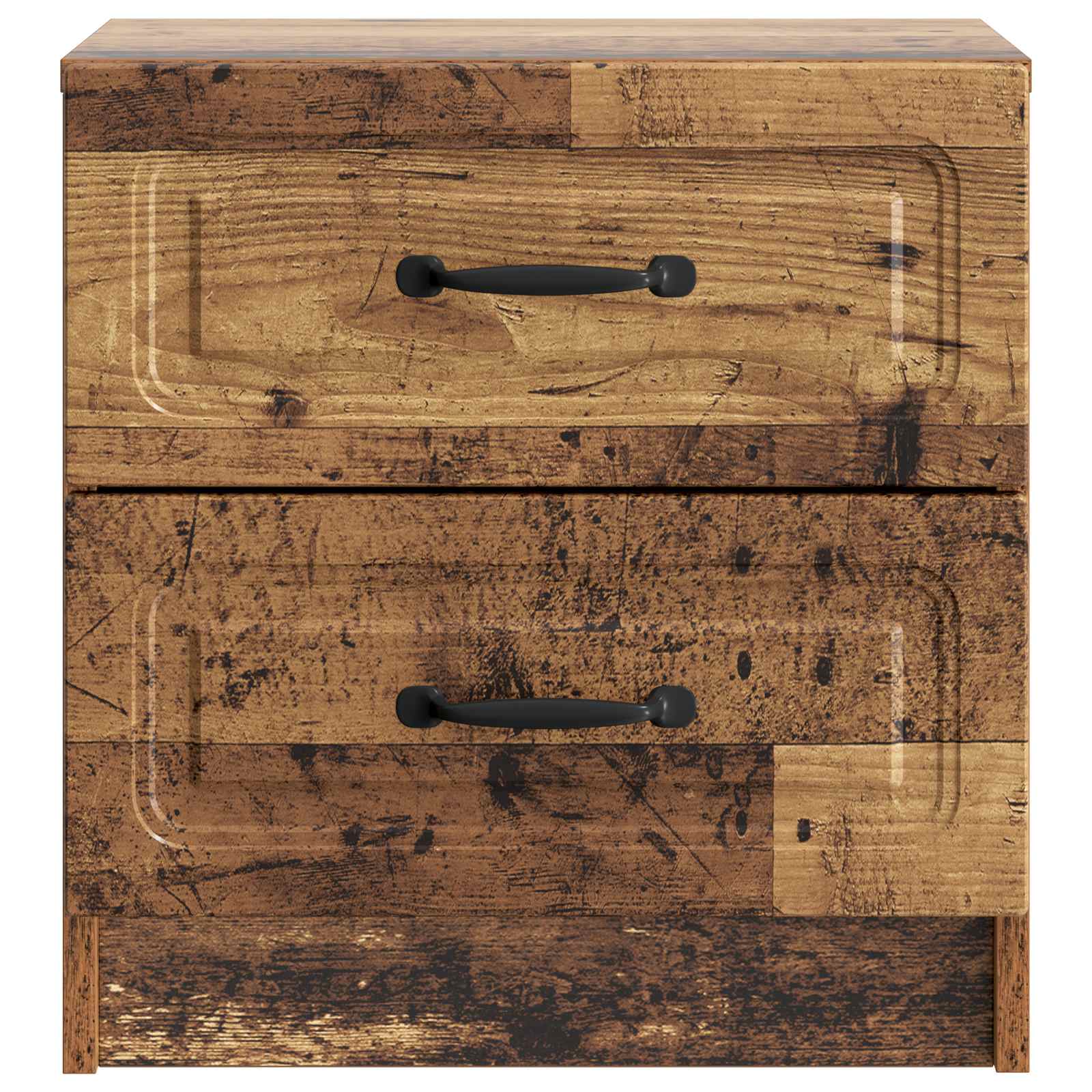 Noćni ormar s ladicama 2 pcs Staro drvo 43 x 34,5 x 44,5 cm