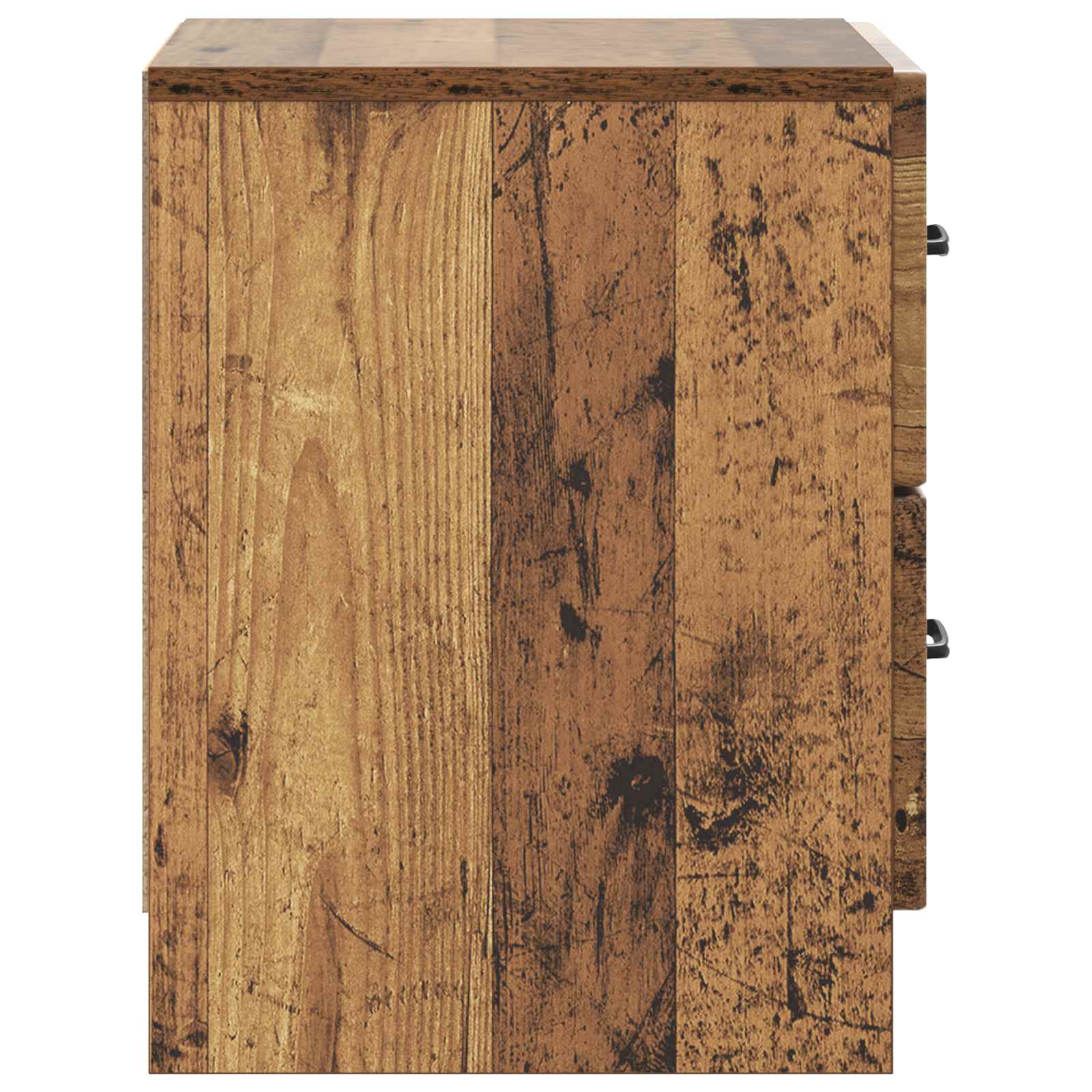 Noćni ormar s ladicama 2 pcs Staro drvo 43 x 34,5 x 44,5 cm