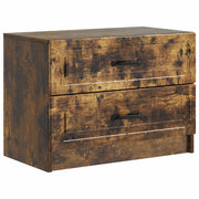 Noćni ormar s ladicama Dimljeni hrast 62 x 34,5 x 44,5 cm
