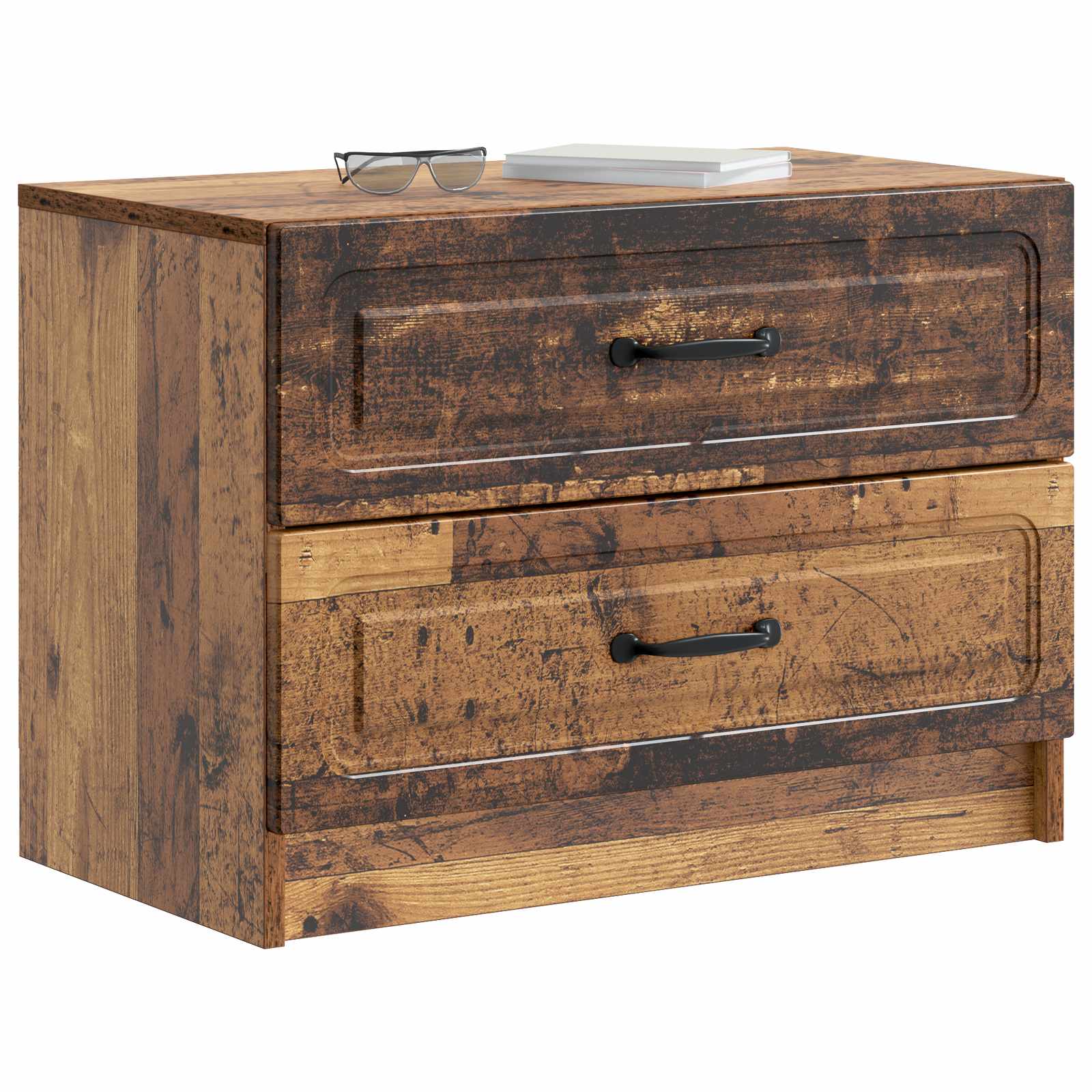 Noćni ormar Staro drvo 62 x 34,5 x 44,5 cm Konstruirano drvo