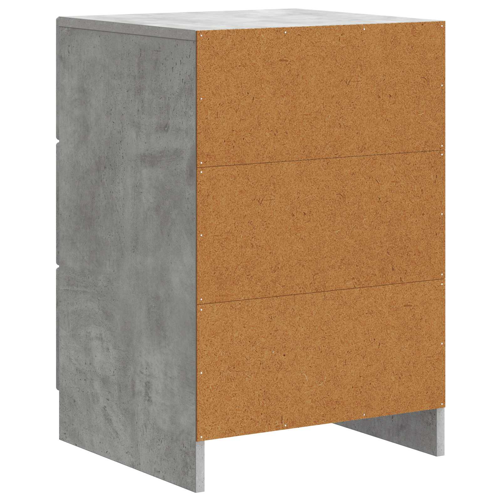 Noćni ormar Betonska siva 43 x 41 x 63,5 cm Konstruirano drvo