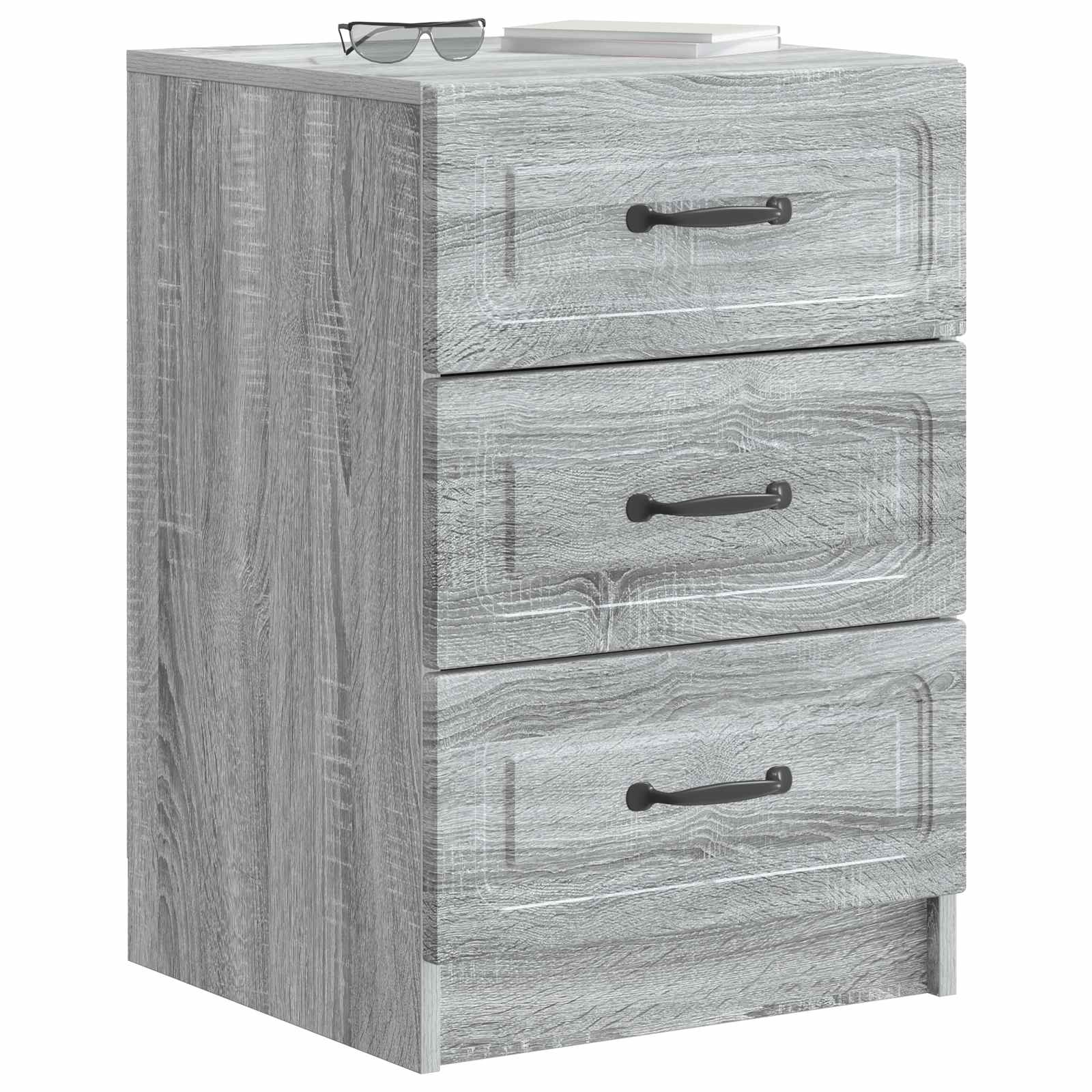Noćni ormar Siva sonoma 43 x 41 x 63,5 cm Konstruirano drvo