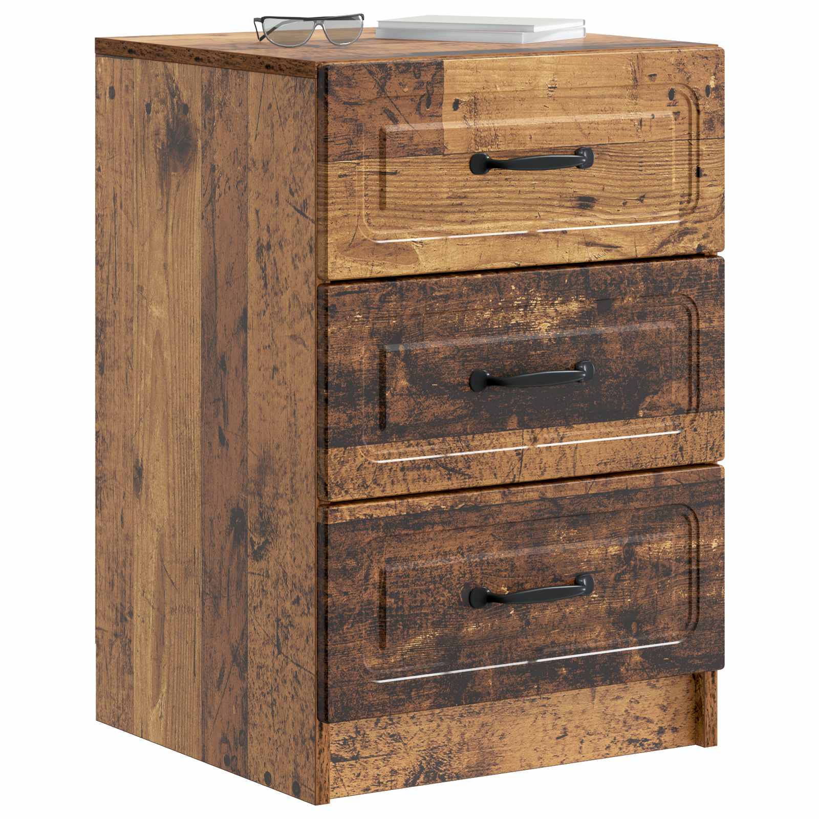 Noćni ormar Staro drvo 43 x 41 x 63,5 cm Konstruirano drvo