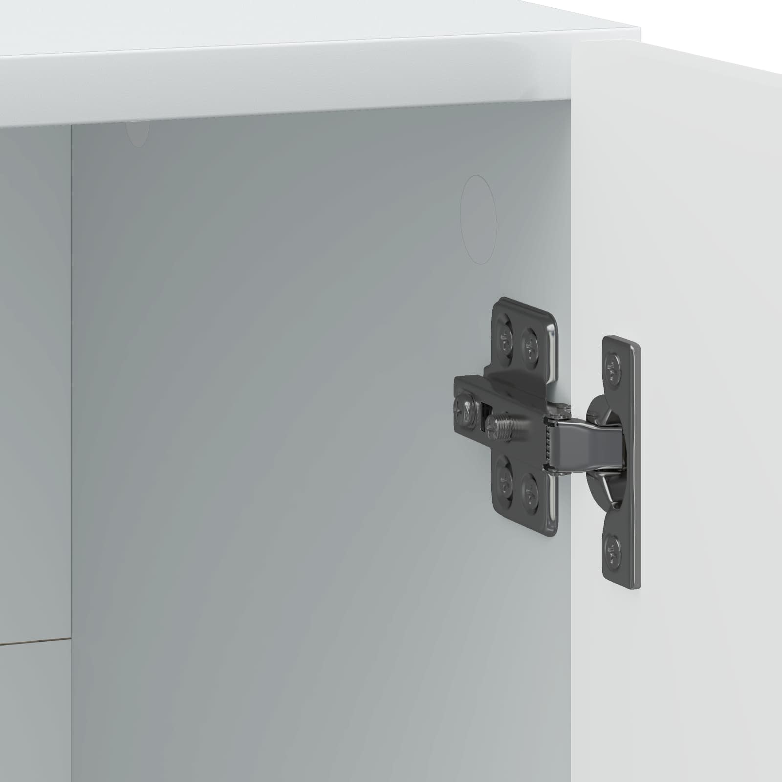 Noćni ormar 2 pcs Bijela 43 x 34,5 x 47 cm Konstruirano drvo