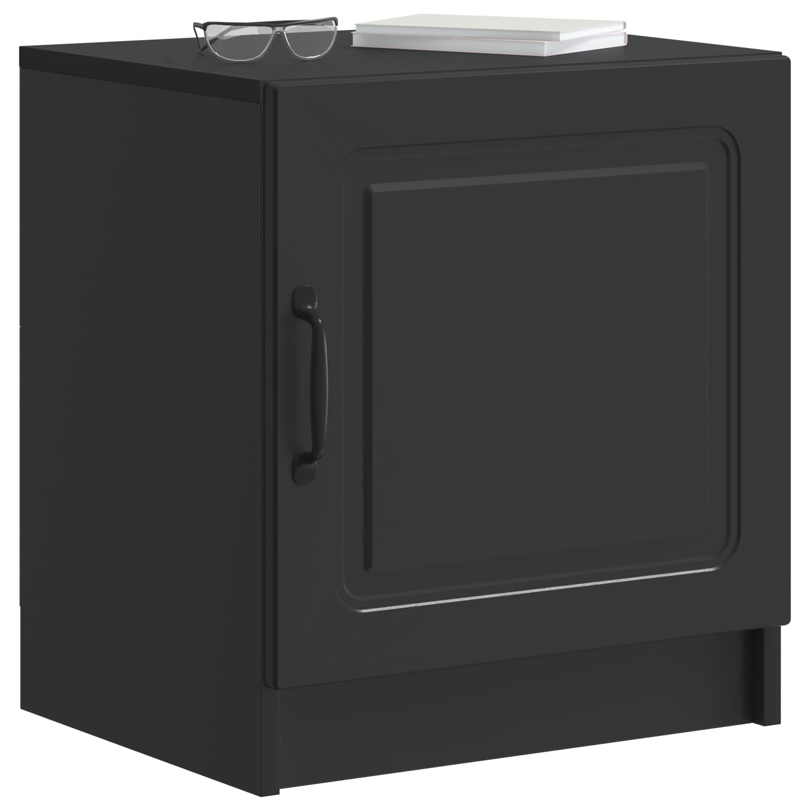 Noćni ormar Crna 43 x 34,5 x 47 cm Konstruirano drvo