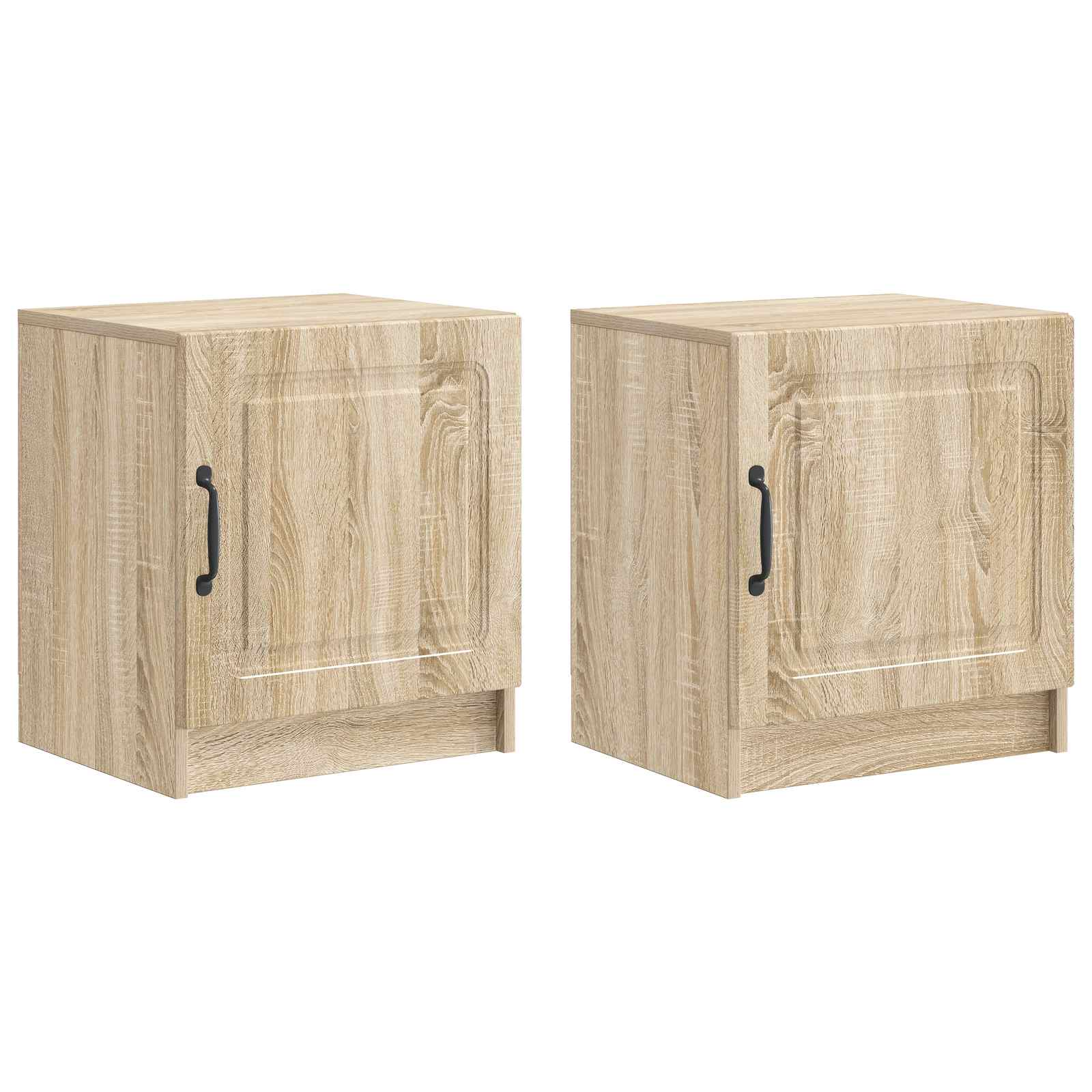 Noćni ormar 2 pcs Hrast sonoma 43 x 34,5 x 47 cm