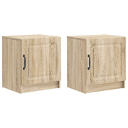 Noćni ormar 2 pcs Hrast sonoma 43 x 34,5 x 47 cm