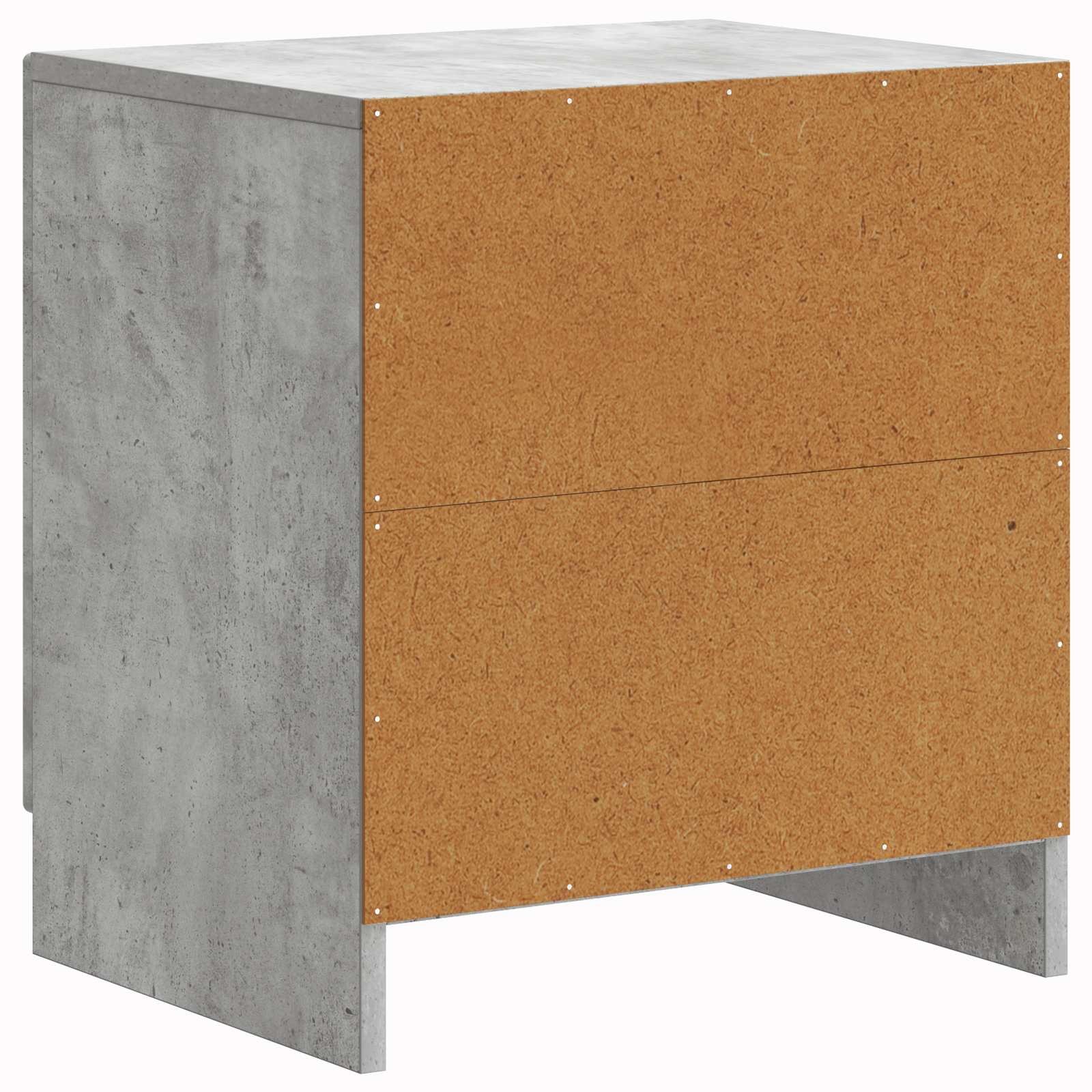 Noćni ormar Betonska siva 43 x 34,5 x 47 cm Konstruirano drvo