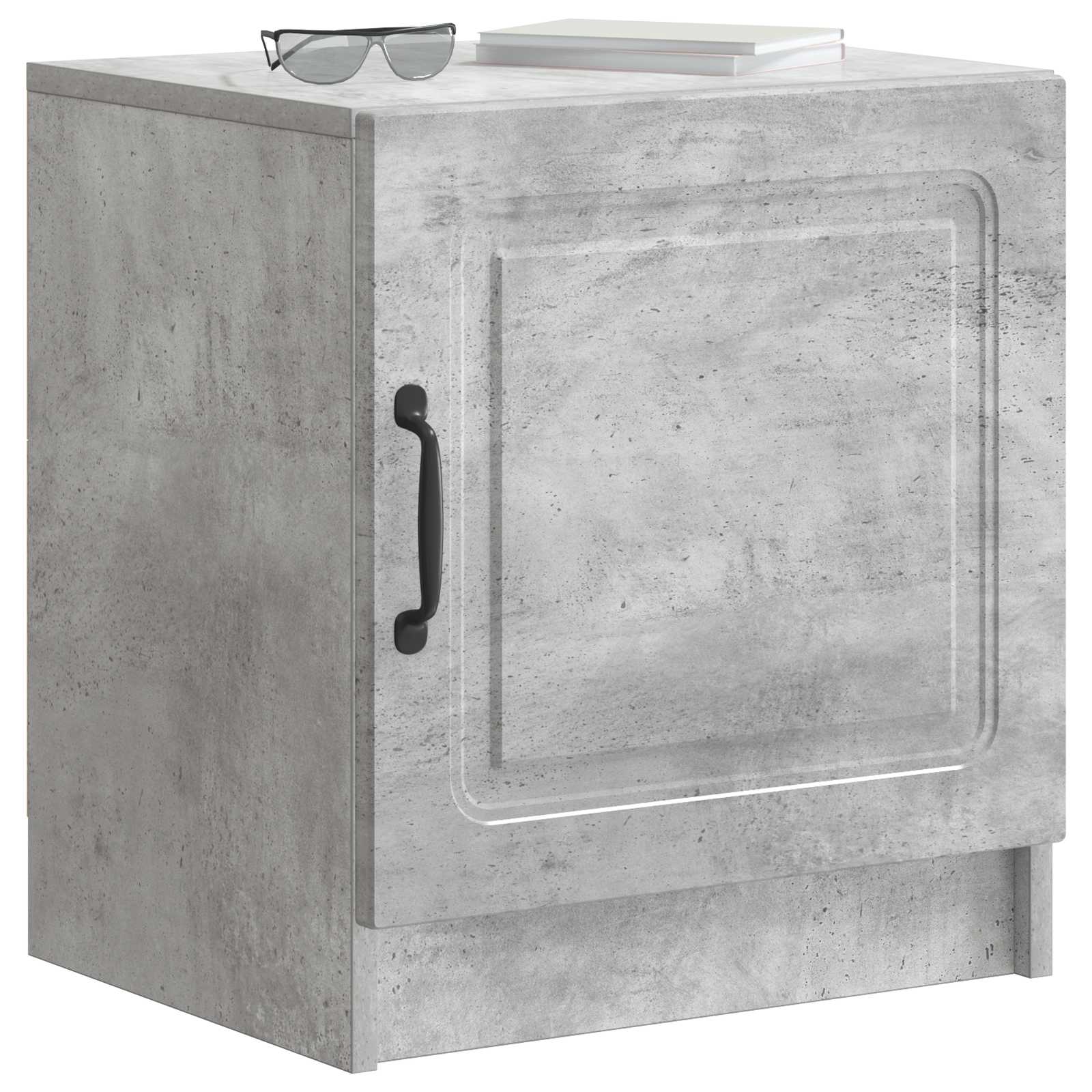 Noćni ormar Betonska siva 43 x 34,5 x 47 cm Konstruirano drvo