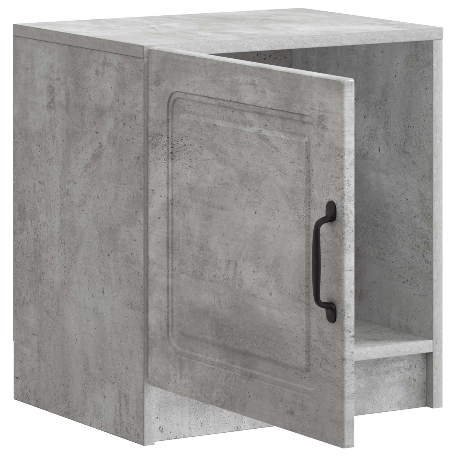 Noćni ormar 2 pcs Betonska siva 43 x 34,5 x 47 cm