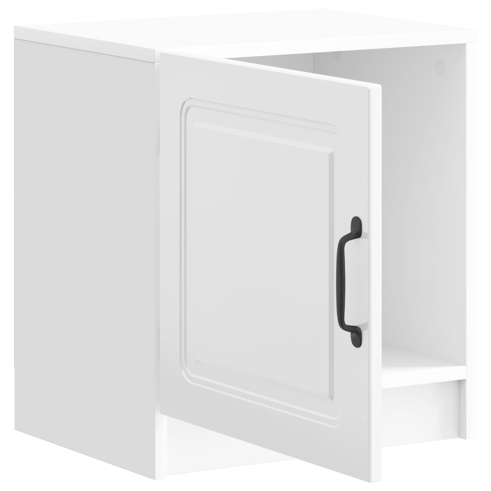 Noćni ormar 2 pcs Bijela visokog sjaja 43 x 34,5 x 47 cm