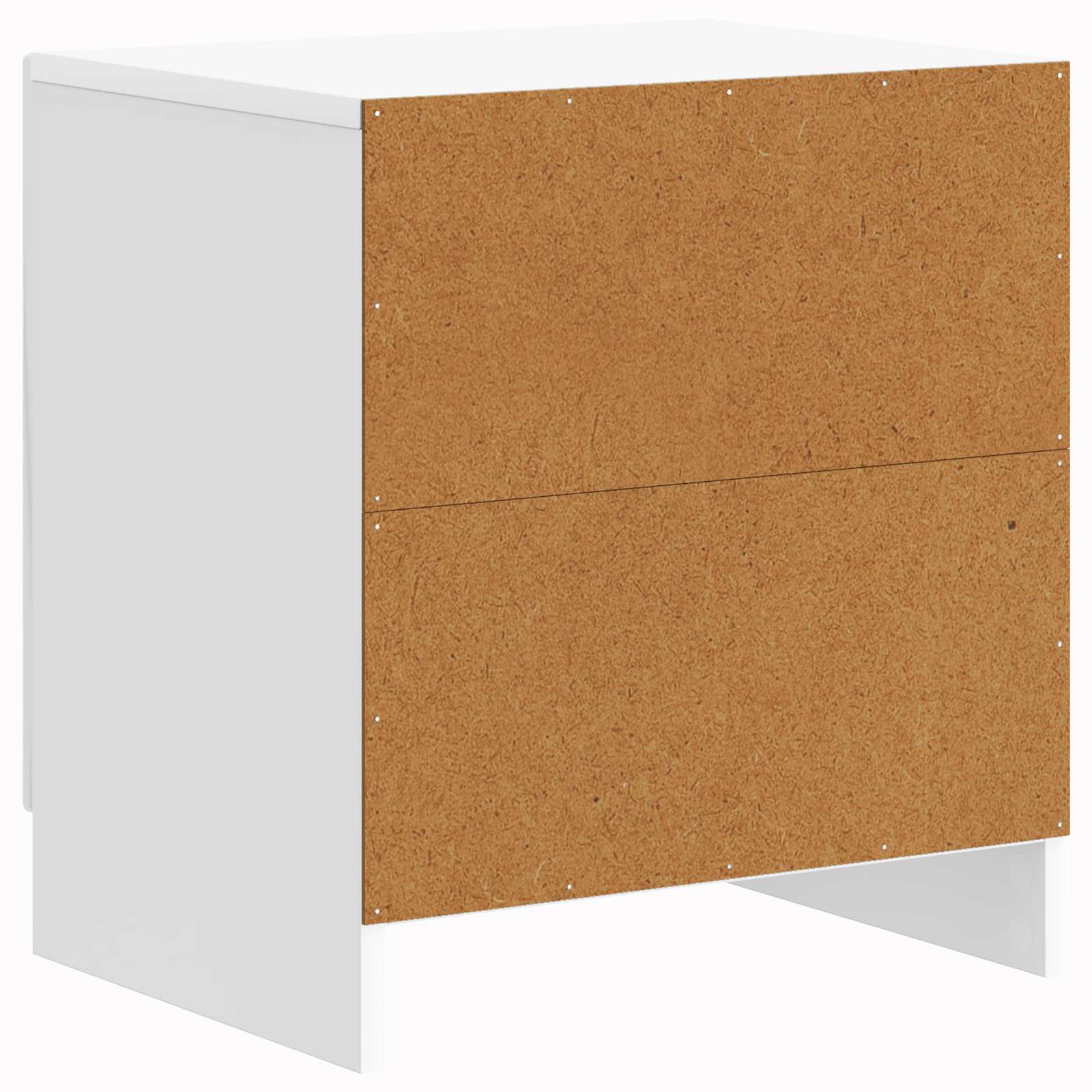 Noćni ormar 2 pcs Bijela visokog sjaja 43 x 34,5 x 47 cm