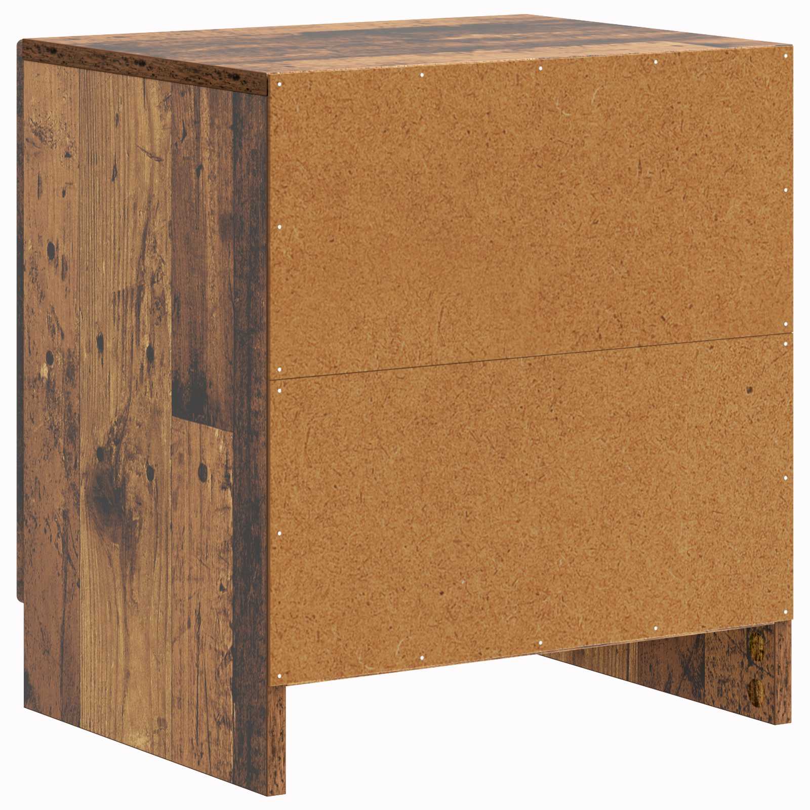Noćni ormar 2 pcs Staro drvo 43 x 34,5 x 47 cm