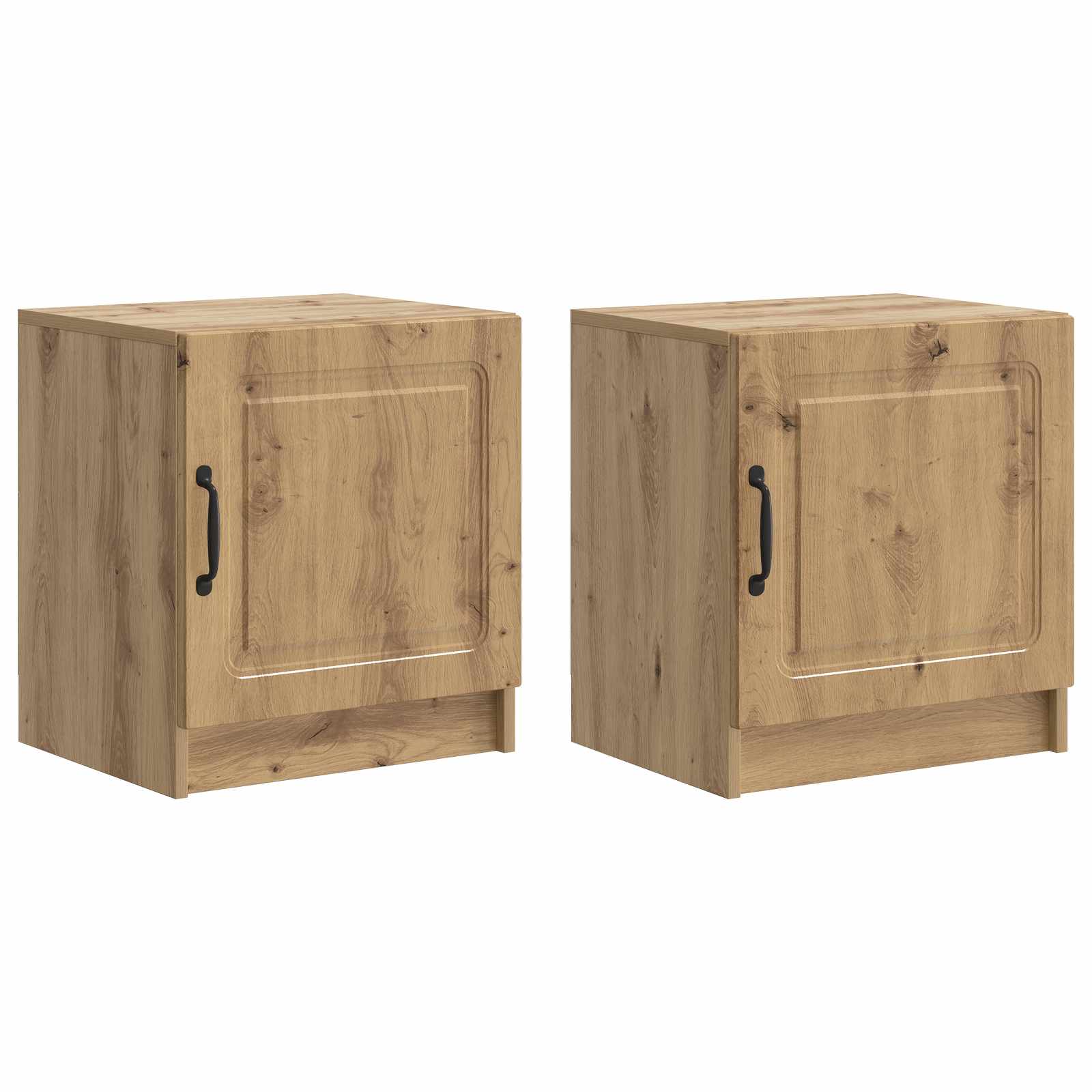 Noćni ormar 2 pcs Hrast artisan 43 x 34,5 x 47 cm