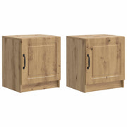 Noćni ormar 2 pcs Hrast artisan 43 x 34,5 x 47 cm