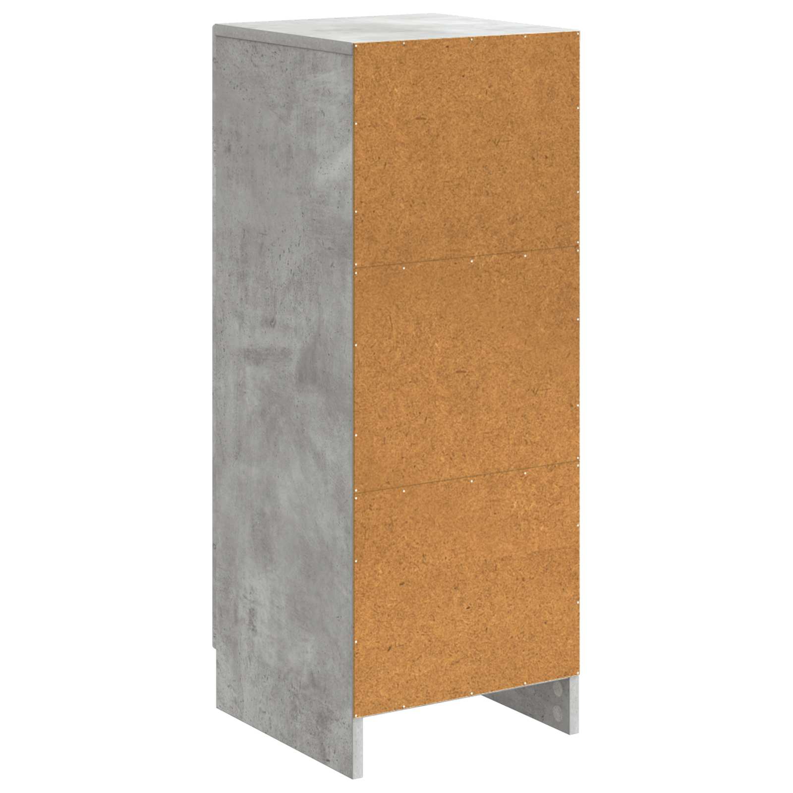 Kreveta Betonska siva 33 x 34,5 x 87 cm Konstruirano drvo