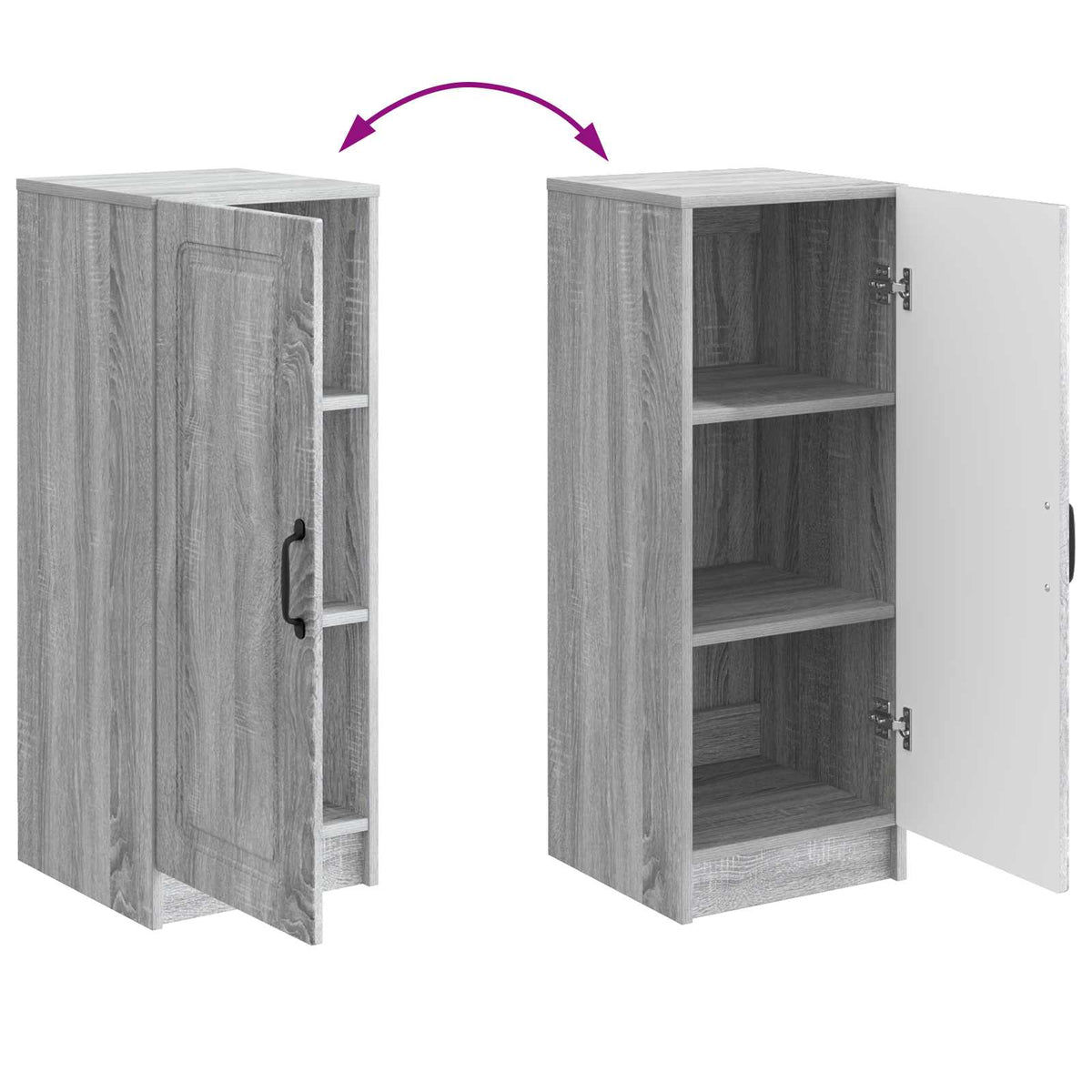 Kreveta Siva sonoma 33 x 34,5 x 87 cm Konstruirano drvo
