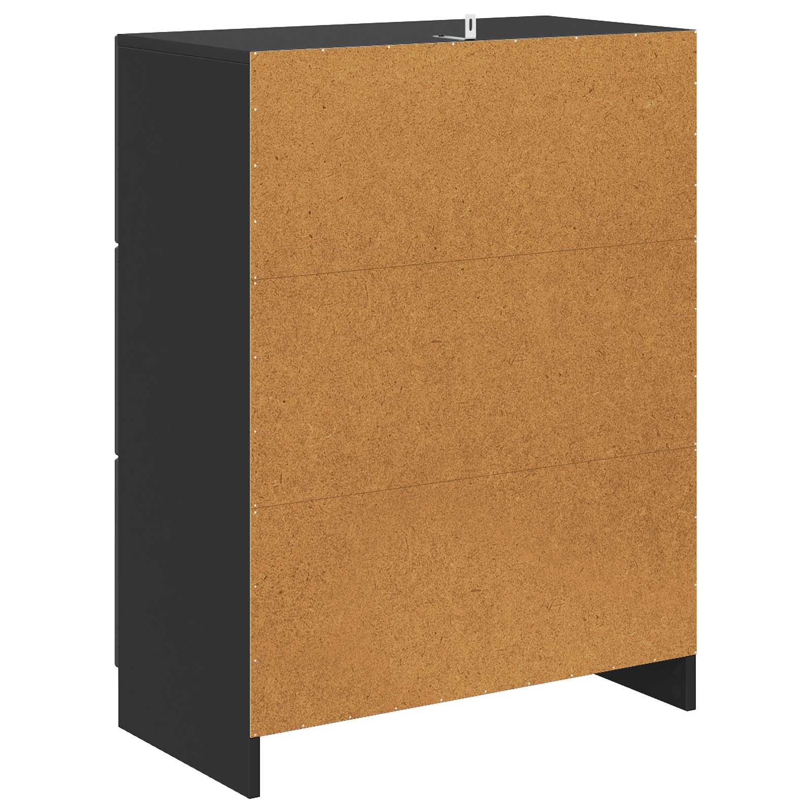 Ormar s ladicama Crna 66 x 34,5 x 87 cm Konstruirano drvo