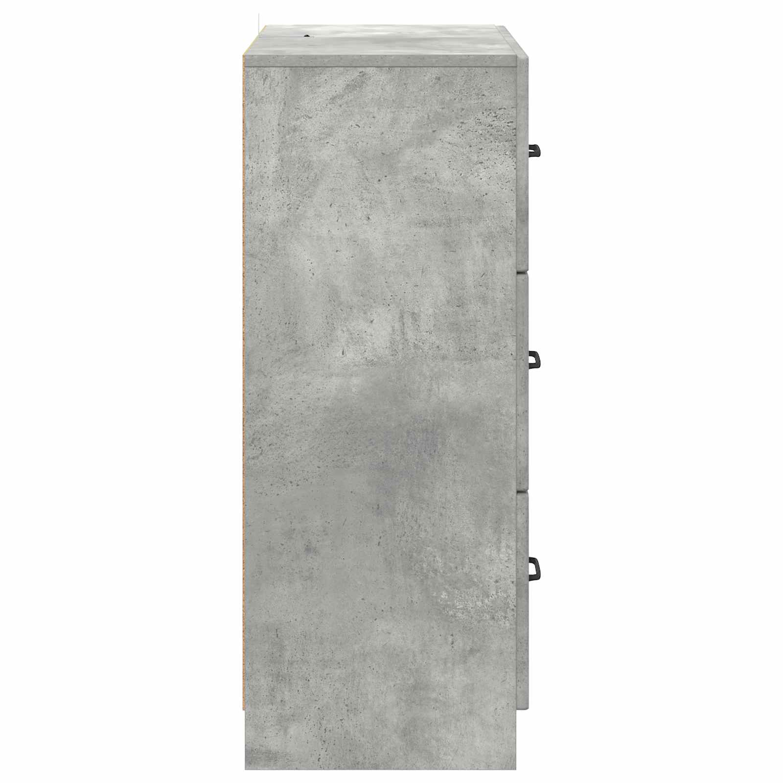 Ormar s ladicama Betonska siva 66 x 34,5 x 87 cm