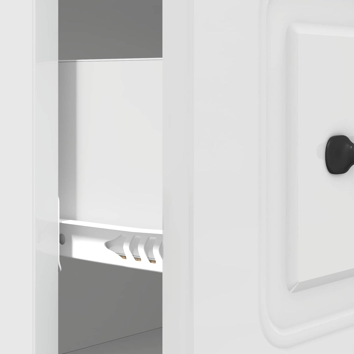 Ormar s ladicama Bijela visokog sjaja 66 x 34,5 x 87 cm
