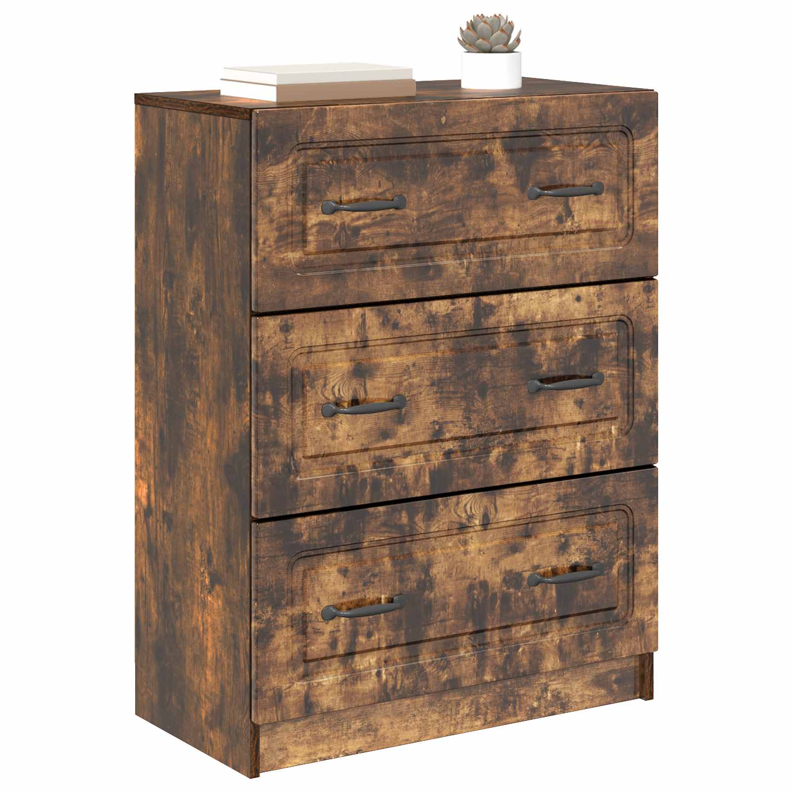 Ormar s ladicama Dimljeni hrast 66 x 34,5 x 87 cm