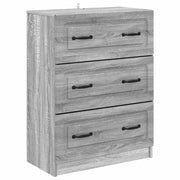 Ormar s ladicama Siva sonoma 66 x 34,5 x 87 cm