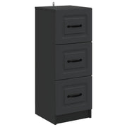 Ormar s ladicama Crna 33 x 34,5 x 87 cm Konstruirano drvo