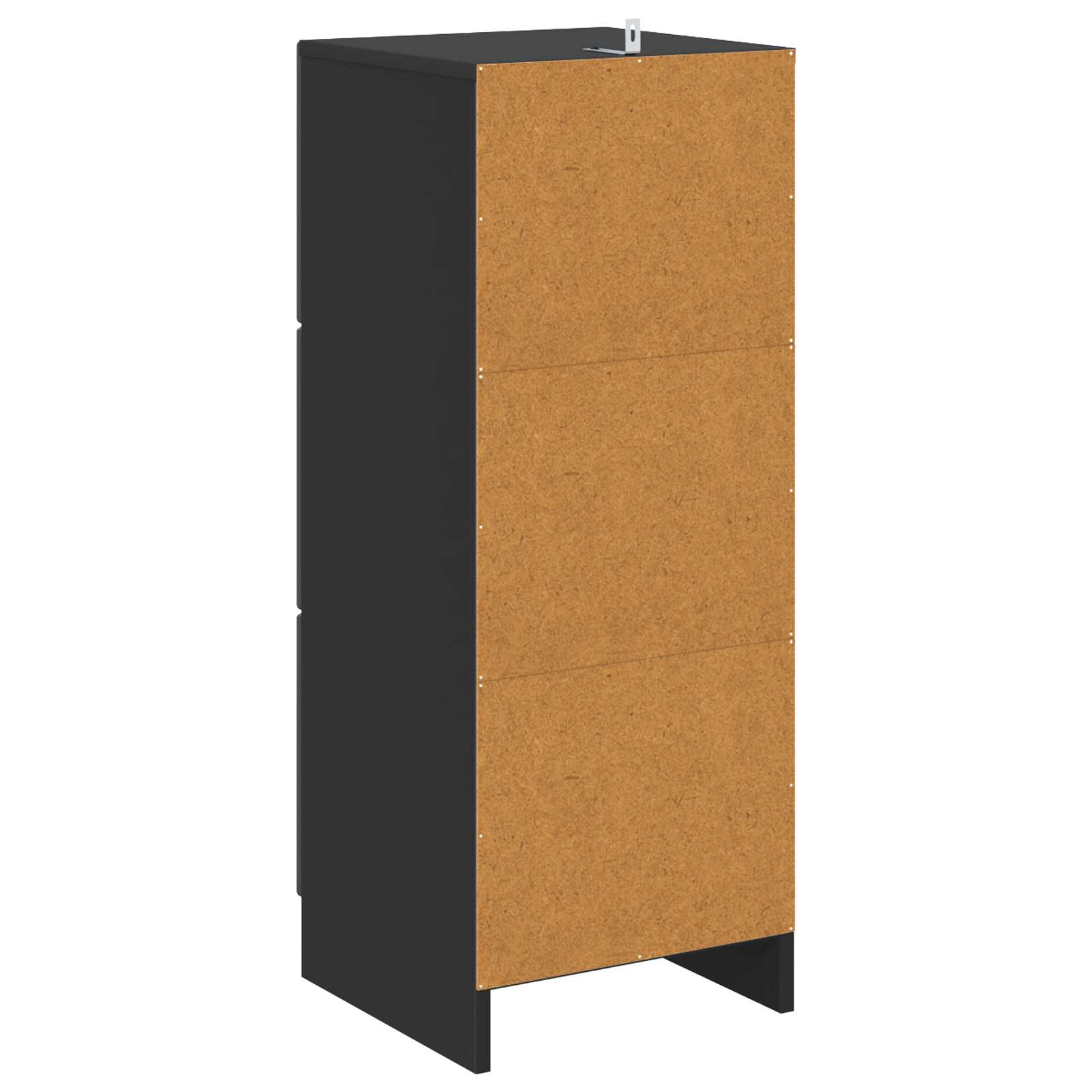 Ormar s ladicama Crna 33 x 34,5 x 87 cm Konstruirano drvo