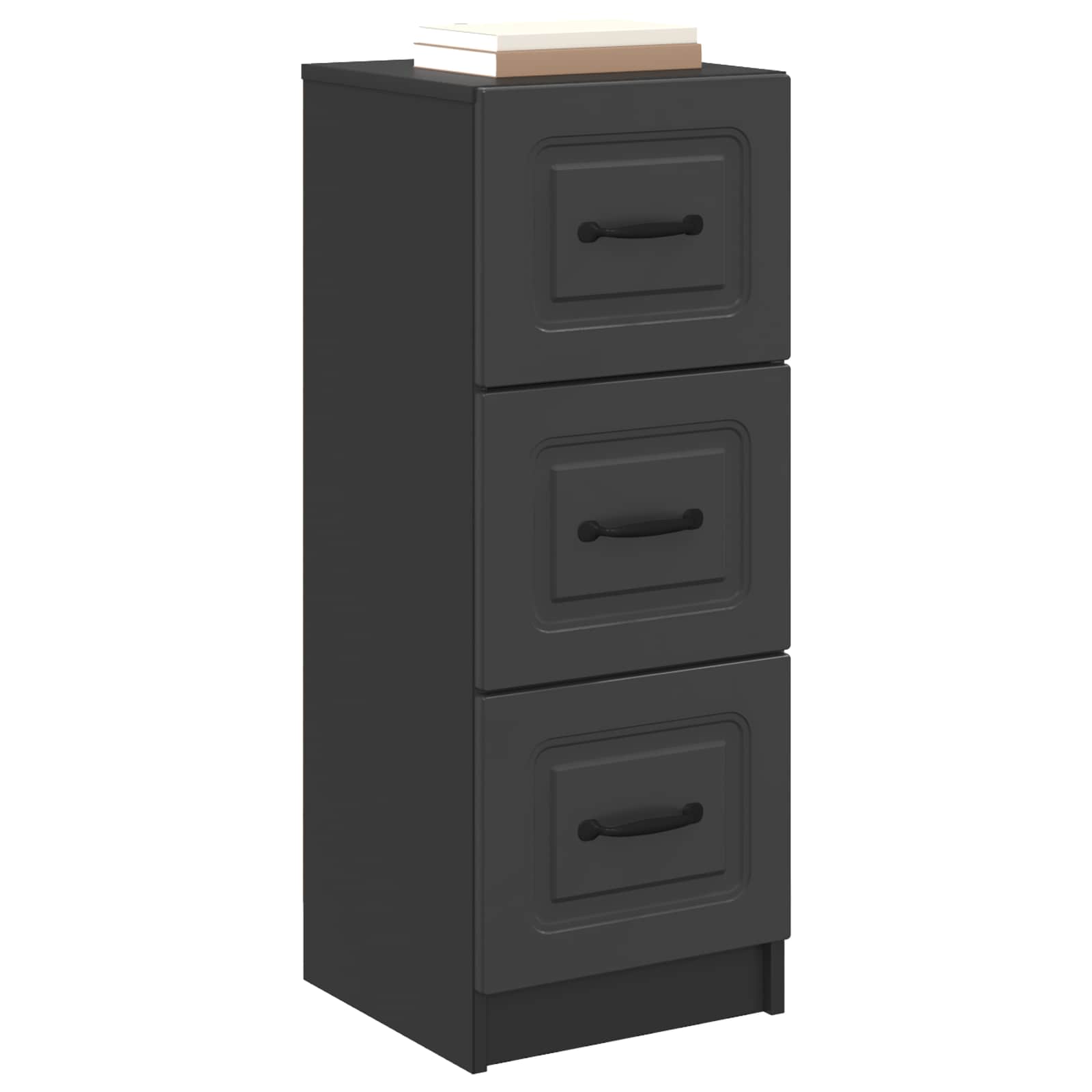 Ormar s ladicama Crna 33 x 34,5 x 87 cm Konstruirano drvo