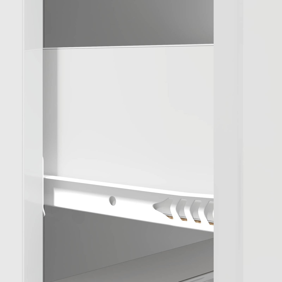 Ormar s ladicama Bijela visokog sjaja 33 x 34,5 x 87 cm