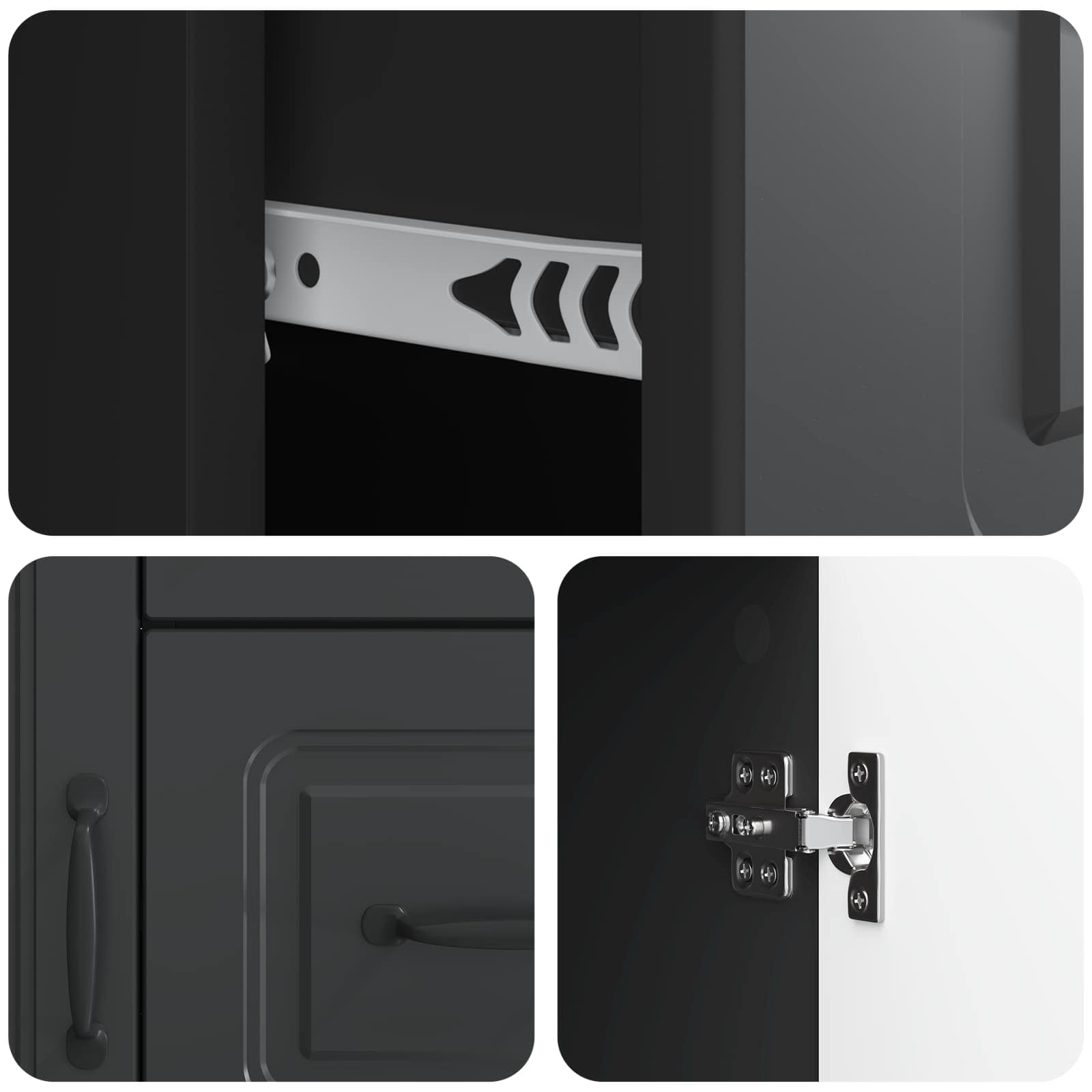 Kreveta s ladicama Crna 66 x 34,5 x 87 cm Konstruirano drvo