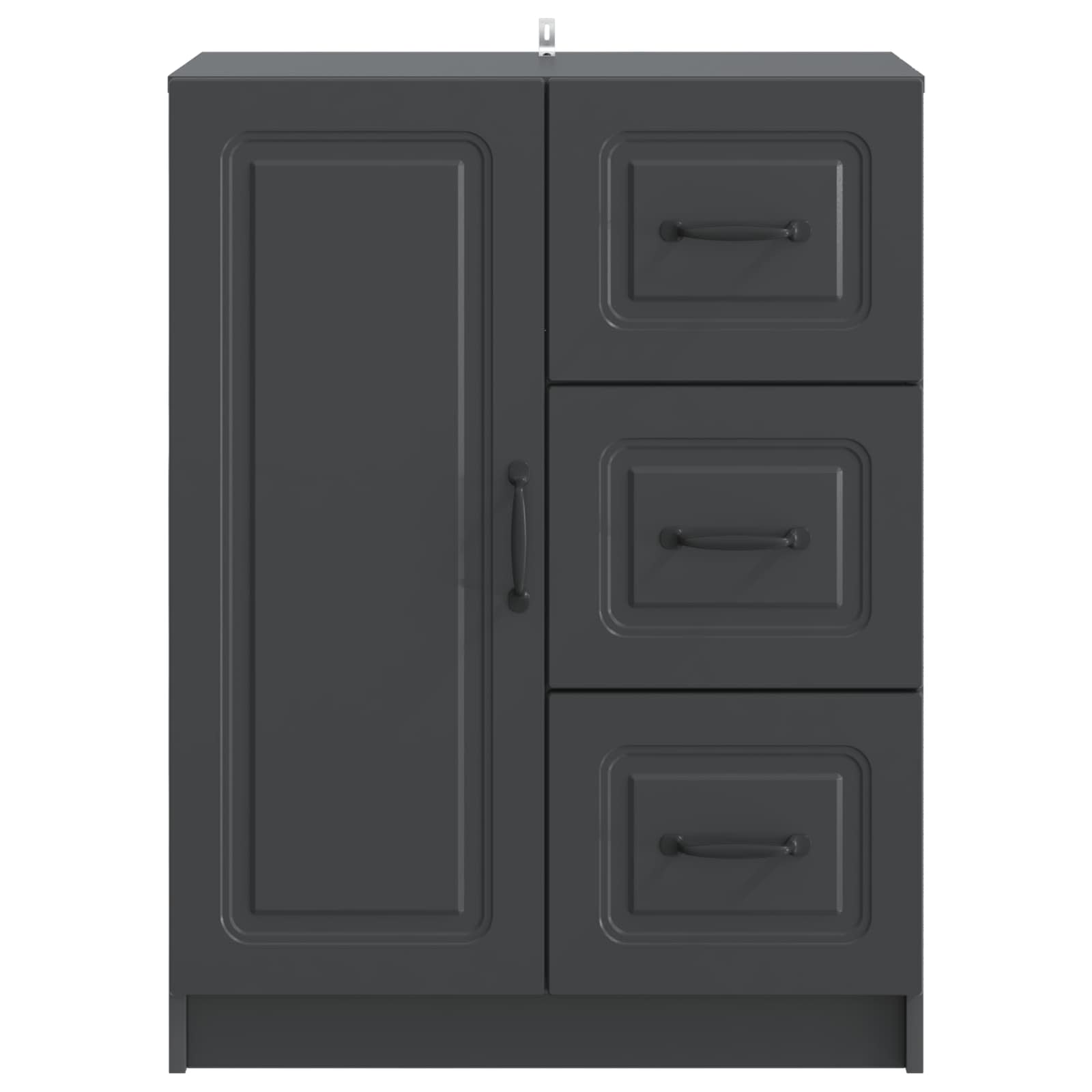 Kreveta s ladicama Crna 66 x 34,5 x 87 cm Konstruirano drvo