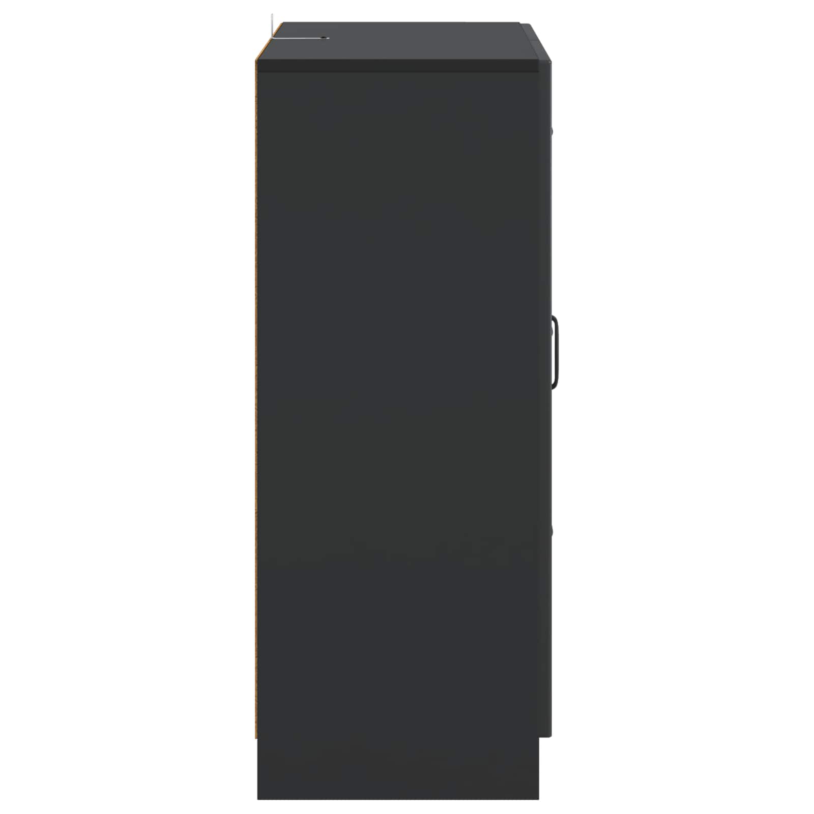 Kreveta s ladicama Crna 66 x 34,5 x 87 cm Konstruirano drvo