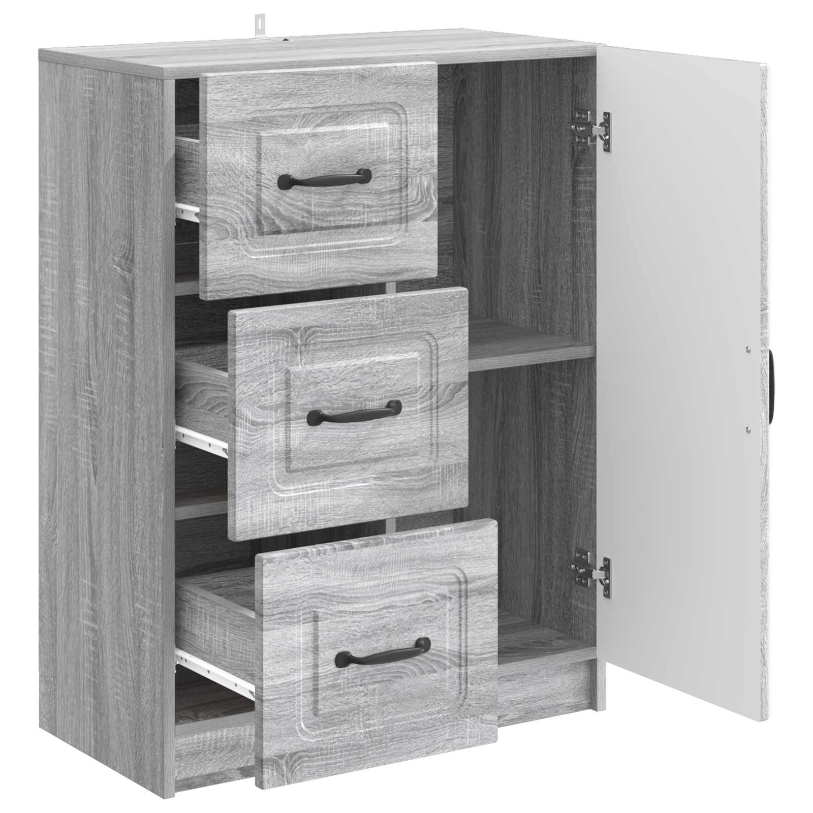 Kreveta Siva sonoma 66 x 34,5 x 87 cm Konstruirano drvo