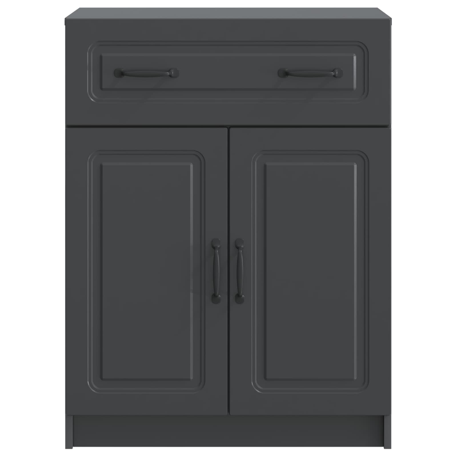 Kreveta s ladicama Crna 66 x 34,5 x 87 cm Konstruirano drvo