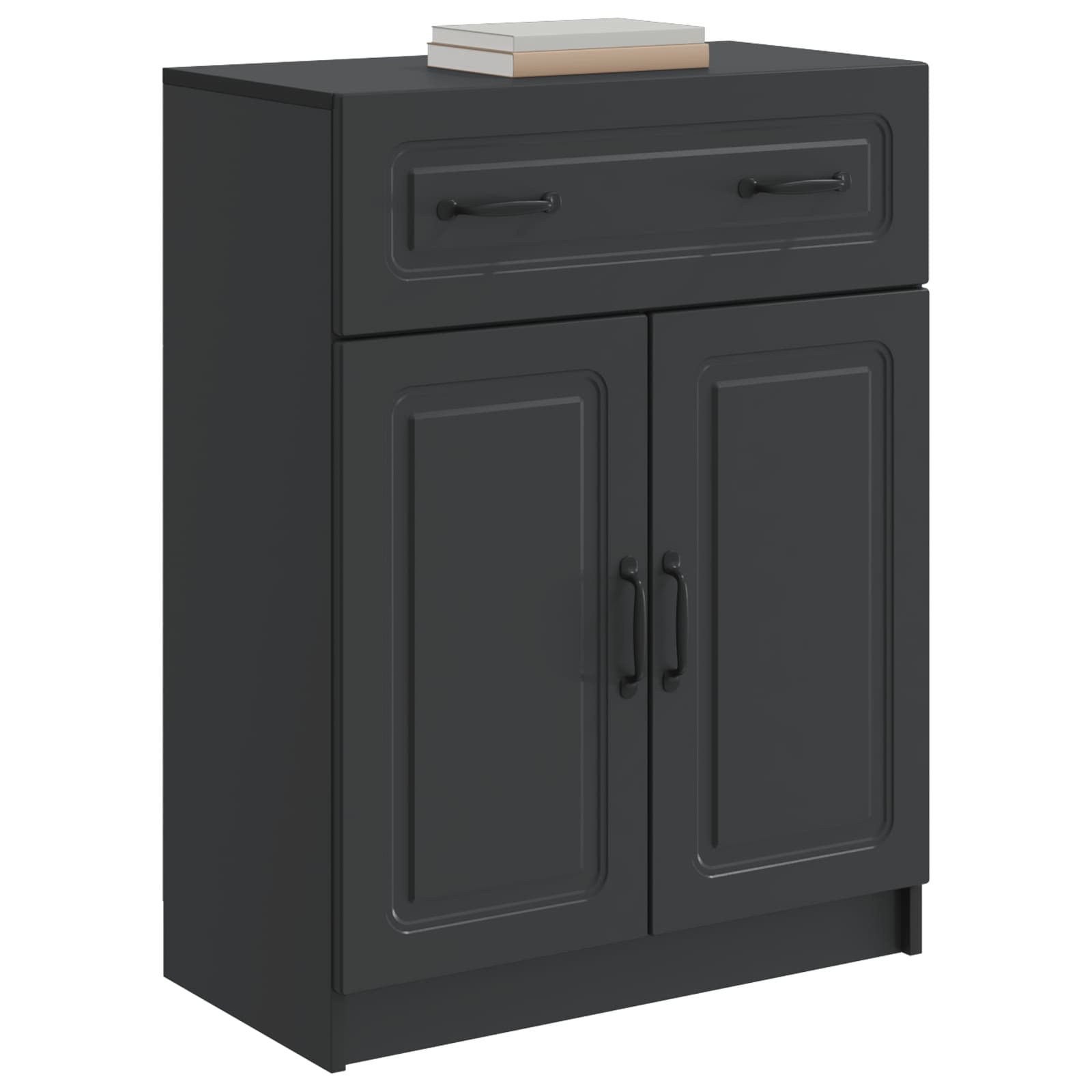 Kreveta s ladicama Crna 66 x 34,5 x 87 cm Konstruirano drvo