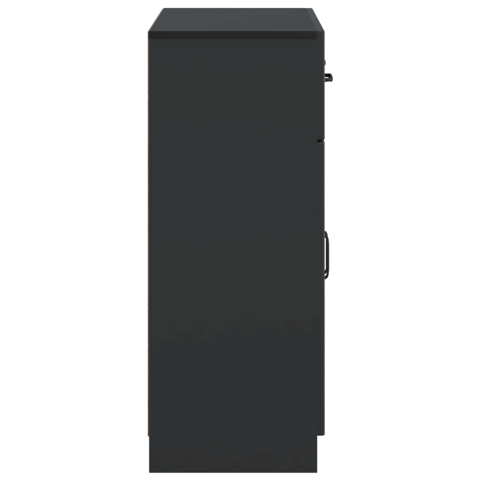 Kreveta s ladicama Crna 66 x 34,5 x 87 cm Konstruirano drvo