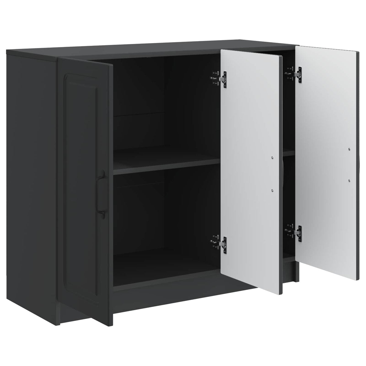 Kreveta Crna 89 x 34,5 x 77 cm Konstruirano drvo